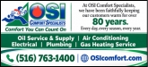OSI Comfort Specialists Sponsorship Banner